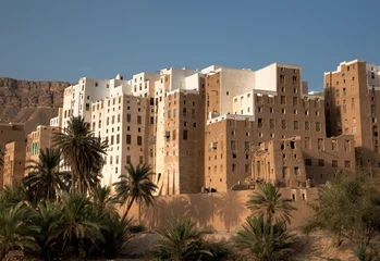 Foto op Plexiglas Shibam, Ancient Mud Brick City, Yemen © Don Whitebread