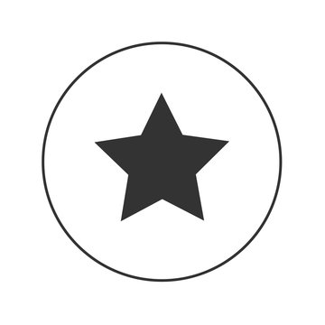 star vector wep icon for app and website