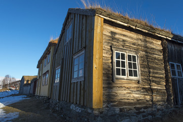 Obraz premium old houses in Norway.Tromso