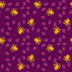 Bright colored seamless pattern