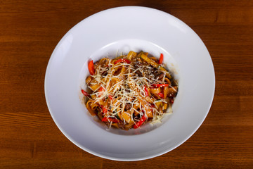 Pasta with beef