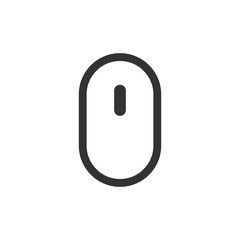 Computer Mouse icon. Vector illustration. Business concept mouse cursor pictogram.
