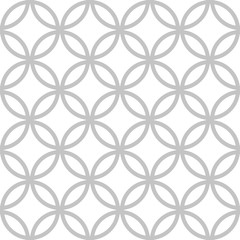 Fototapeta premium Cute seamless vector pattern with geometric petals