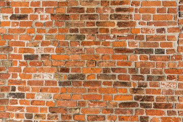 Old Brick wall Texture, background, red, retro, vintage