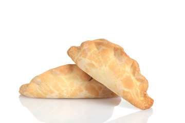 closeup two traditional cornish pasties