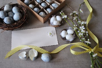 Tło na życzenia wielkanocne © bnorbert3