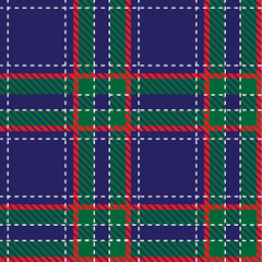 Pattern cell tissue. Fabric texture vector. Plaid fabric. Warm pattern, ornament. Checkered British Scottish fabric. Vector. Tartan, plaid pattern background. Blue red green white