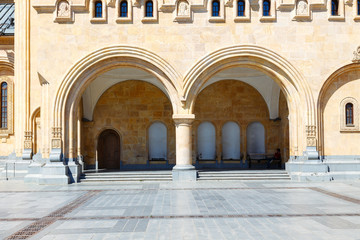 Fototapeta na wymiar Holy Trinity Cathedral in Tbilisi