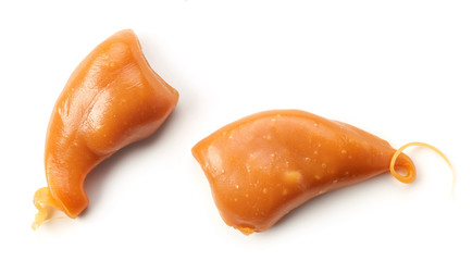 pieces of caramel