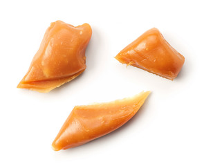 pieces of caramel