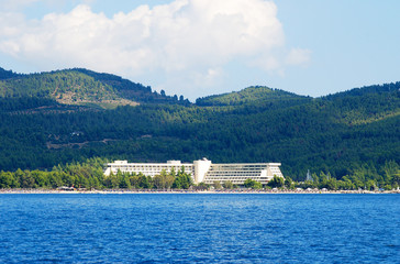 Hotel on the shore