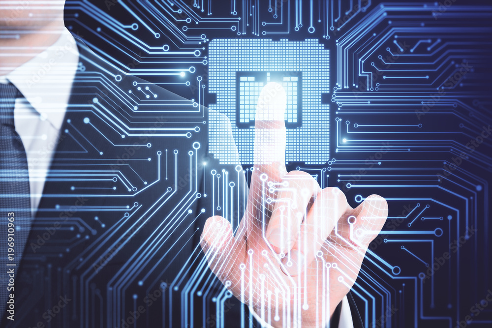 Poster computing and innovation concept