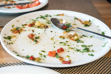 Photo for the rest of the food on the plate