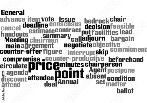Meeting Topic Word Cloud Stock Photo And Royalty Free