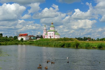 Fototapeta na wymiar The Church of St. Elijah. Suzdal. Russia. UNESCO World Heritage Site