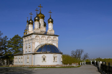 Fototapeta na wymiar The Transfiguration Church in Ryazan. The Golden Ring of Russia. City Ryazan. Russia.
