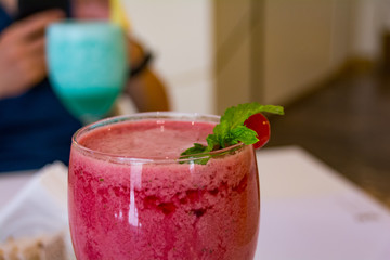 Fresh Cocktail Drink Strawberries fruit dessert