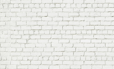 Fototapeta na wymiar Abstract White Brick Wall Background
