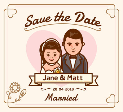 save the date married