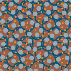 Geometric seamless pattern background