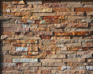 Naklejka premium red Slate Stone Wall background Texture
