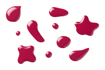 Fototapeta premium Nail Polish Isolated on White Background