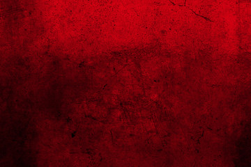 Red grunge concrete wall