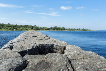 The old Finnish dam in Pyatirechie