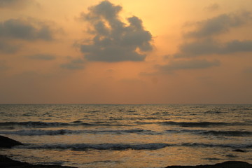 Закат на океане