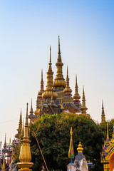 Fototapeta premium Hindu architecture in Thai temple at Huay Shrykhao in Chiang Rai north of Thailand