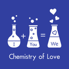 You and me and our chemistry of love. Valentine's