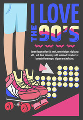 Memphis cards with geometric elements and retro illustrations. Set of vector banners in trendy 80s-90s memphis style. cover design, advertising, poster and greeting card. graphic tee and printed tee