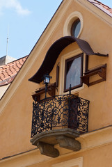 Icon of the Virgin Mary on the facade of the house. © Сергей Обух