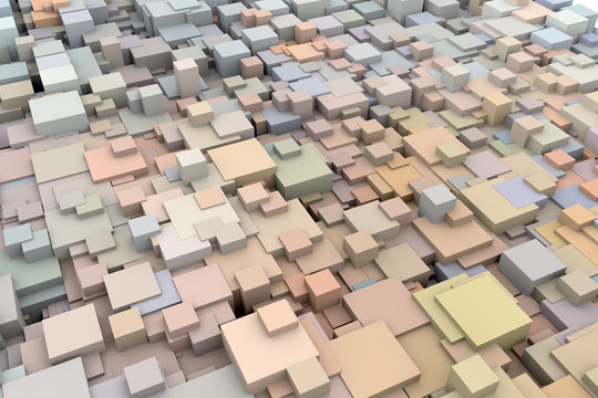3d cubes background