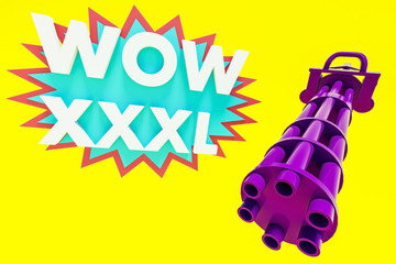 killing glamor minigun