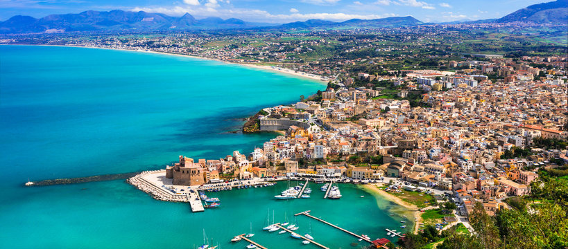 Castellammare del Golfo - beautiful coastal town in Sicily. Italy