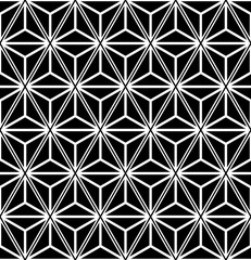 Seamless triangles and diamonds pattern. Geometric texture.