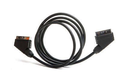 video scart cable isolated