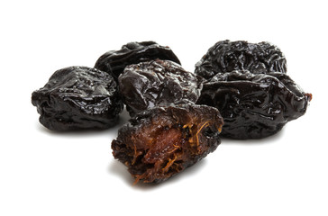 prunes isolated