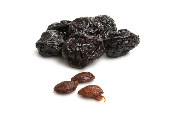prunes isolated