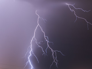 Thunderstorm Lightning flash electricity blast storm thunder