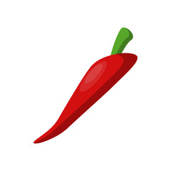Chilli spicy vegetable vector illustration graphic design