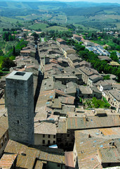 ITALY San Gimignano:  From the Grand Tower
