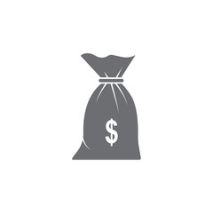 money bag icon. Simple element illustration. money bag symbol design template. Can be used for web and mobile