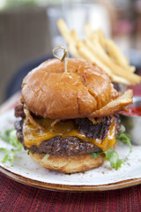 Grilled Bacon Cheeseburger