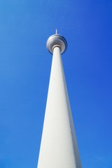 Obraz premium Fernsehturm Berlin, Alexanderplatz, Alex, Alexanderturm, Berliner Turm