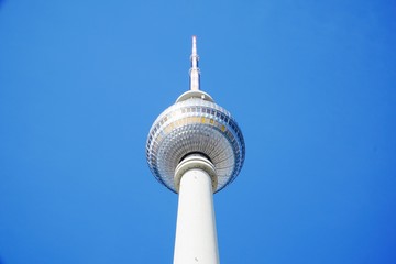 Naklejka premium Fernsehturm Berlin, Alexanderplatz, Alex, Alexanderturm, Berliner Turm