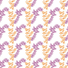Fototapeta na wymiar Vector seamless floral pattern.