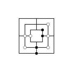 domino game icon. Elements of board games icon. Premium quality graphic design. Signs and symbol collection icon for websites, web design, mobile app, info graphics