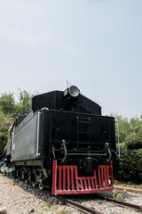 Vintage Steam engine locomotive train